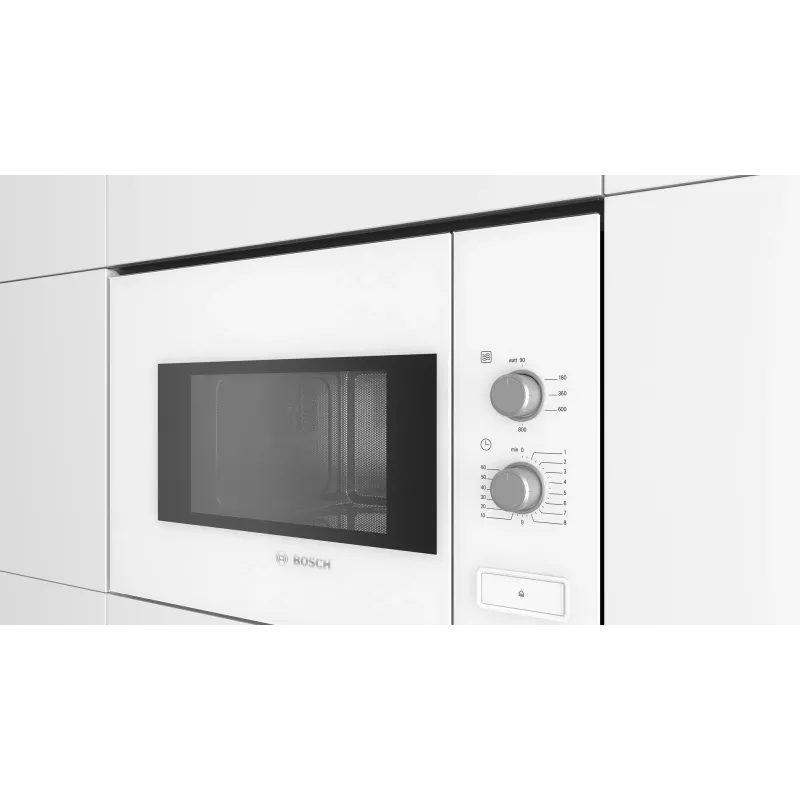 Sisseehitatud mikrolaineahi Bosch Serie 4 BFL520MW0 – 20 L, 800 W, valge