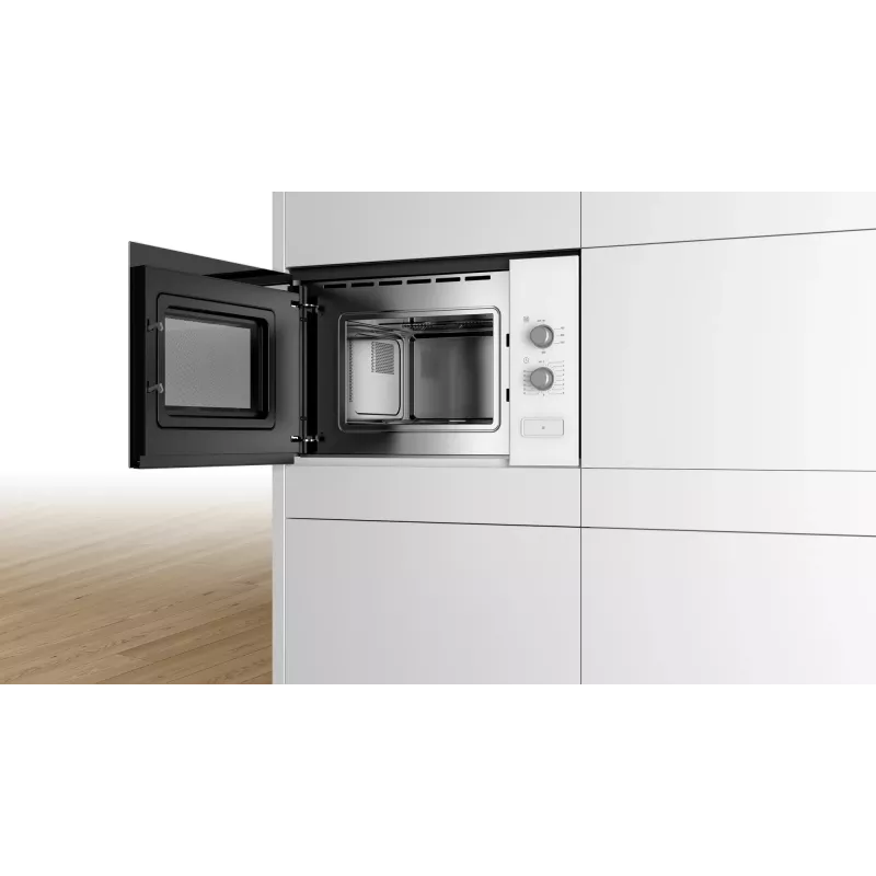 Sisseehitatud mikrolaineahi Bosch Serie 4 BFL520MW0 – 20 L, 800 W, valge