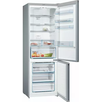 Bosch Serie 4 KGN49XLEA külmik-sügavkülmik eraldiseisev 438 L roostevaba teras