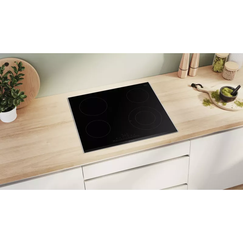 Bosch Serie 6 PKF675FP2E pliit Must sisseehitatav 60 cm keraamiline pliit 4 tsooni