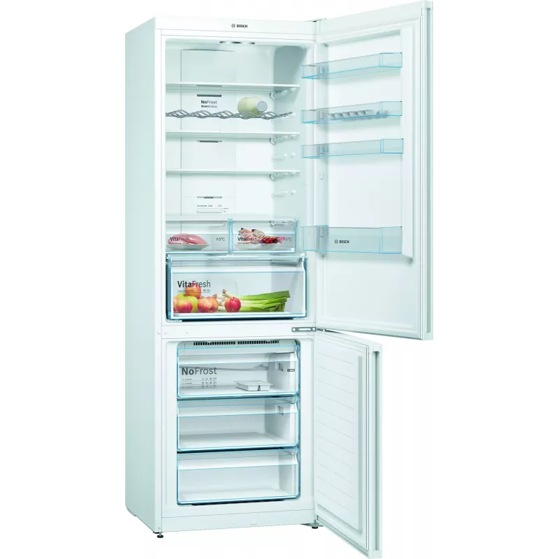 Bosch Serie 4 KGN49XWEA külmik-sügavkülmik Eraldiseisev 438 L Valge