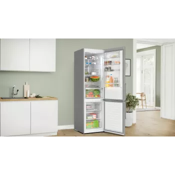 Bosch Serie 6 KGN39AIBT külmik-sügavkülmik eraldiseisev 363 L roostevaba teras