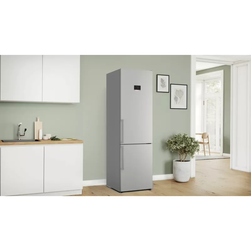 Bosch Serie 6 KGN39AIBT külmik-sügavkülmik eraldiseisev 363 L roostevaba teras