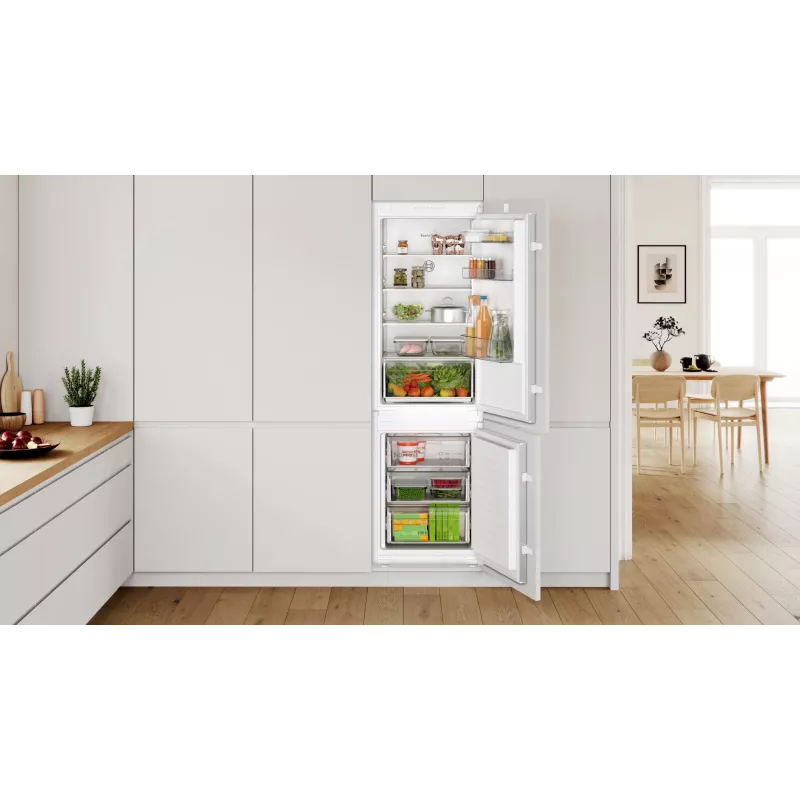 Bosch Serie 2 KIN86NSE0 külmik-sügavkülmik sisseehitatav 260 L