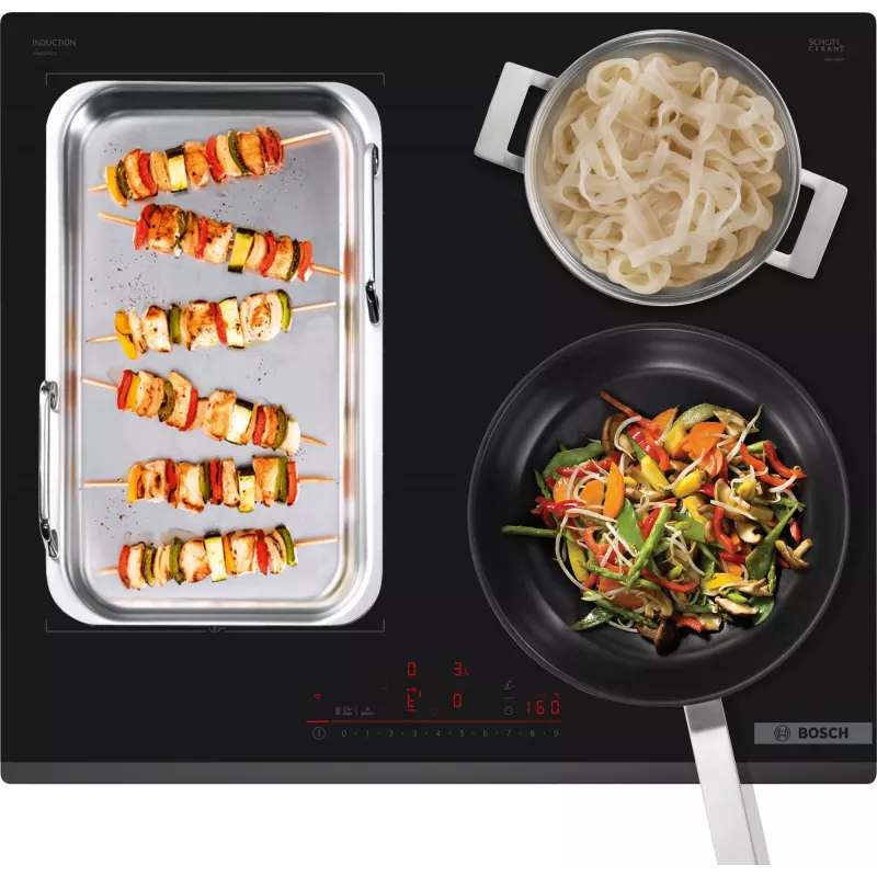 Bosch Serie 6 PIX631HC1E pliit Must Sisseehitatud 60 cm Tsooni induktsioonpliit 4 tsooni