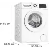 Bosch Serie 6 WGG242Z2SN pesumasin eestlaetav 9 kg 1200 RPM valge