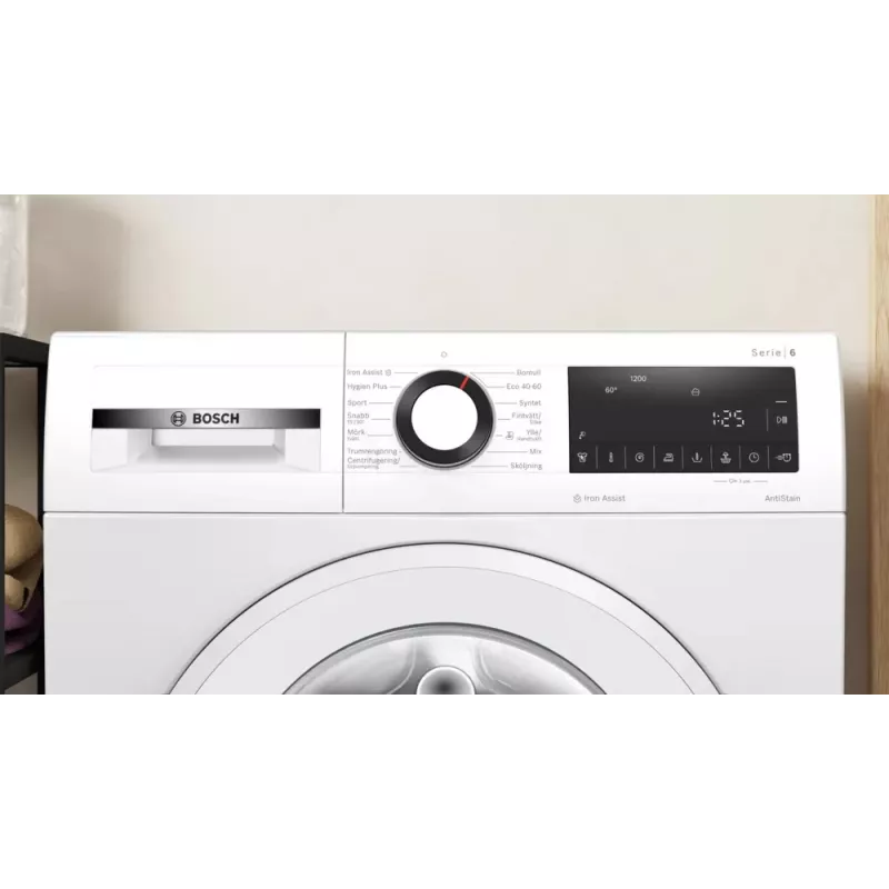 Bosch Serie 6 WGG242Z2SN pesumasin eestlaetav 9 kg 1200 RPM valge