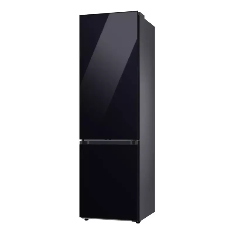 Eraldiseisev külmik Samsung RB38C6B2E22 koos No Frost, parempoolne hing, 35 dB, energiaklass E, 8 kg/24h külmutusvõimsus, 4 riiulit, 2 köögiviljasahtlit, must