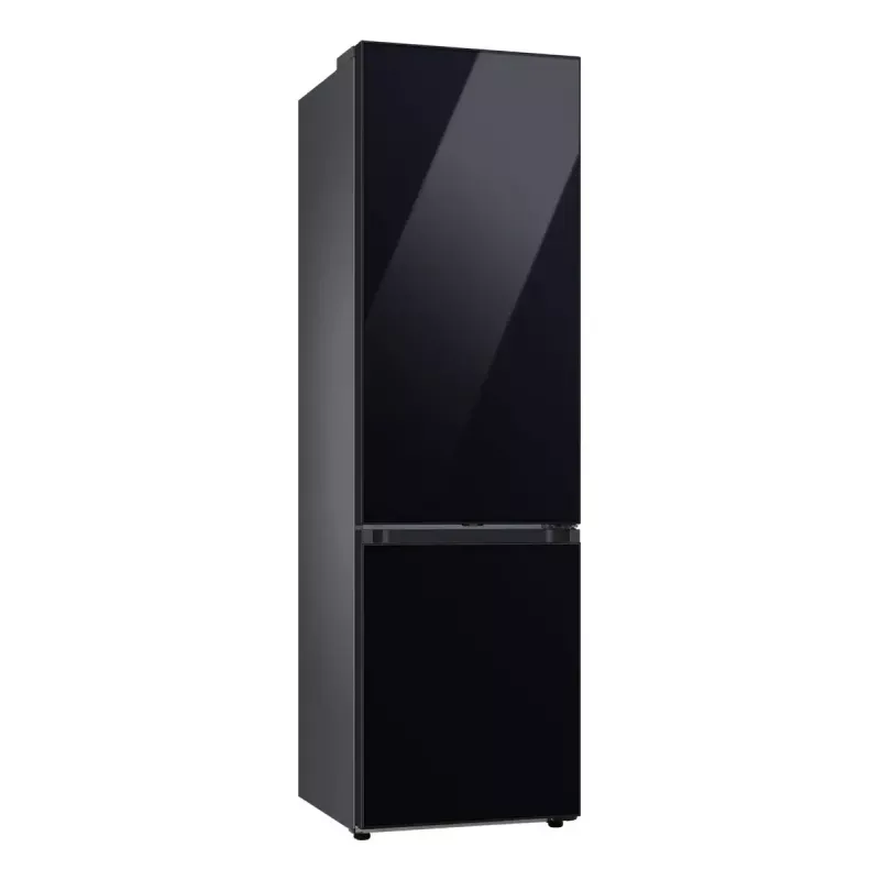 Eraldiseisev külmik Samsung RB38C6B2E22 koos No Frost, parempoolne hing, 35 dB, energiaklass E, 8 kg/24h külmutusvõimsus, 4 riiulit, 2 köögiviljasahtlit, must