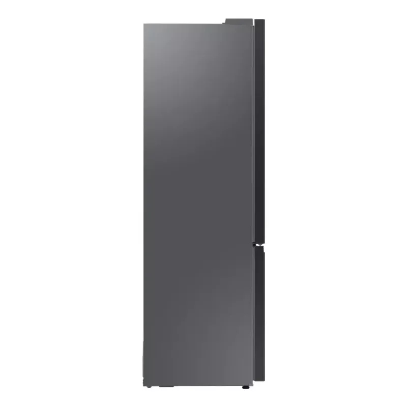 Eraldiseisev külmik Samsung RB38C6B2E22 koos No Frost, parempoolne hing, 35 dB, energiaklass E, 8 kg/24h külmutusvõimsus, 4 riiulit, 2 köögiviljasahtlit, must