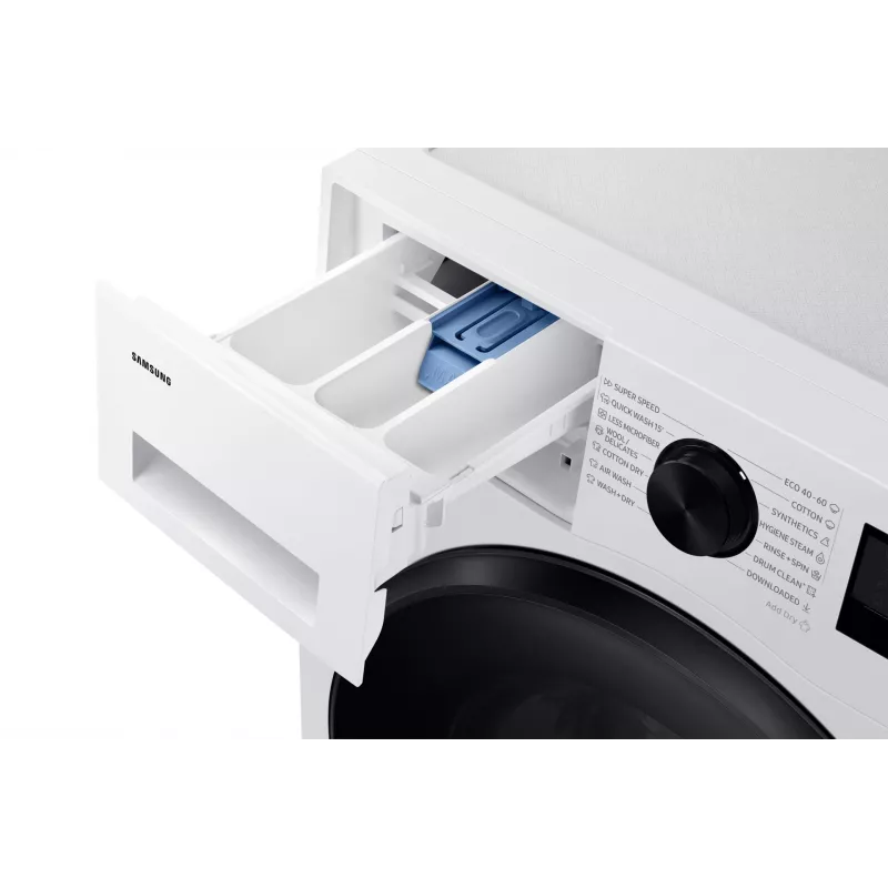 Samsung WD90DG5G34BELE pesumasin-kuivati Eraldiseisev Eestlaadimine Valge