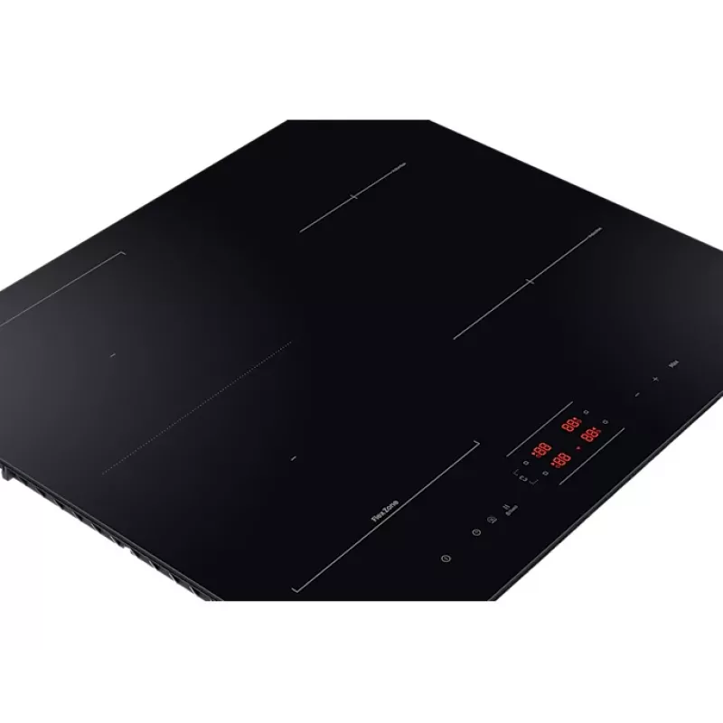 Sisseehitatud Samsung NZ8500BM must tsoon-induktsioonpliit, 4 tsooni, puutetundlik juhtimine, eesmised juhtnupud, 590×520×48 mm