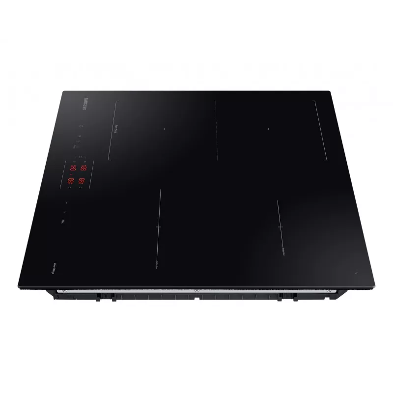 Sisseehitatud Samsung NZ8500BM must tsoon-induktsioonpliit, 4 tsooni, puutetundlik juhtimine, eesmised juhtnupud, 590×520×48 mm