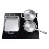Sisseehitatud Samsung NZ8500BM must tsoon-induktsioonpliit, 4 tsooni, puutetundlik juhtimine, eesmised juhtnupud, 590×520×48 mm