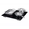 Sisseehitatud Samsung NZ8500BM must tsoon-induktsioonpliit, 4 tsooni, puutetundlik juhtimine, eesmised juhtnupud, 590×520×48 mm