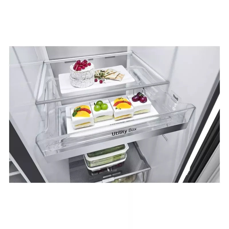 Külmik-sügavkülmik LG InstaView™ ThinQ™ GSXV90MCAE 635 L