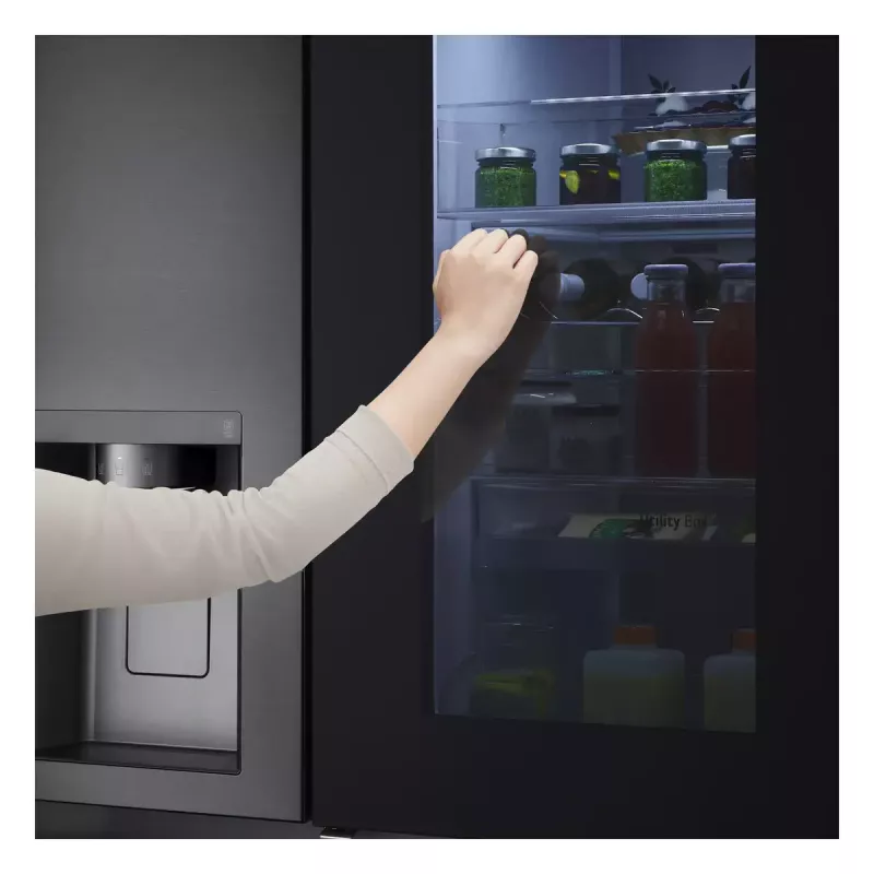Külmik-sügavkülmik LG InstaView™ ThinQ™ GSXV90MCAE 635 L