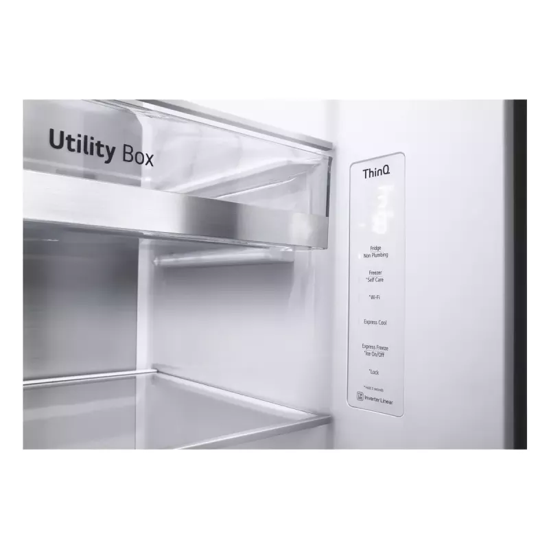 LG InstaView ™ ThinQ™ GSXV91MCAE Ameerika stiilis külmik-sügavkülmik 635 L