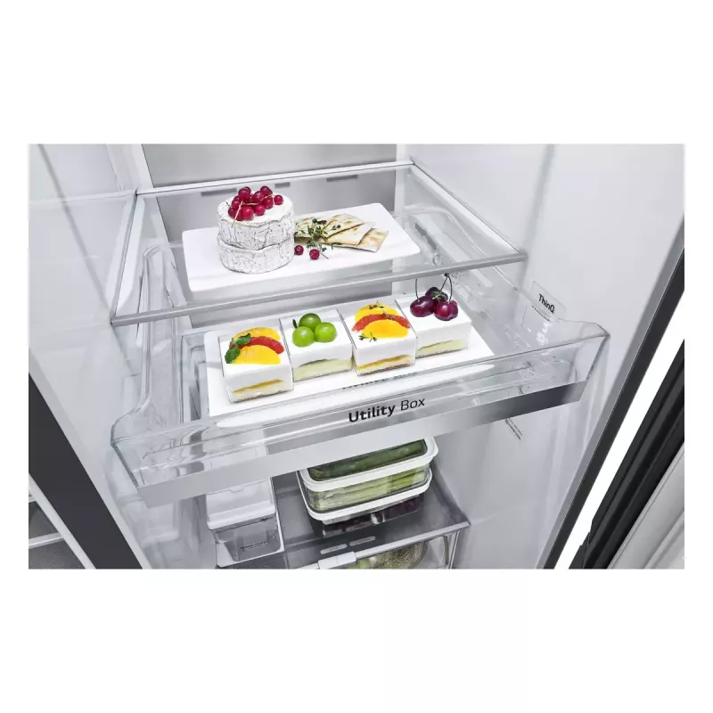 LG InstaView ™ ThinQ™ GSXV91MCAE Ameerika stiilis külmik-sügavkülmik 635 L