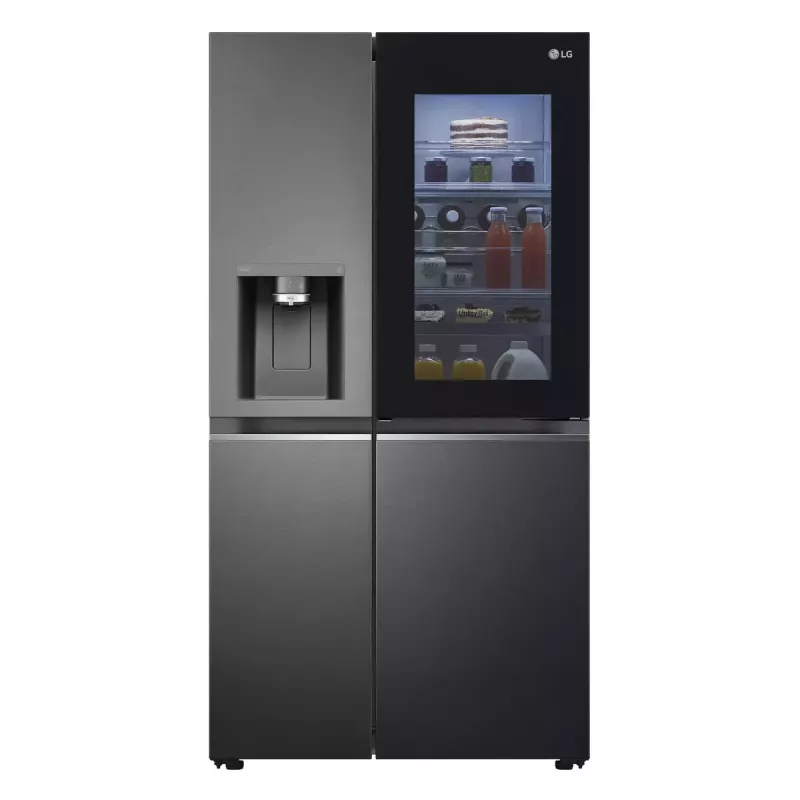 LG InstaView ™ ThinQ™ GSXV91MCAE Ameerika stiilis külmik-sügavkülmik 635 L