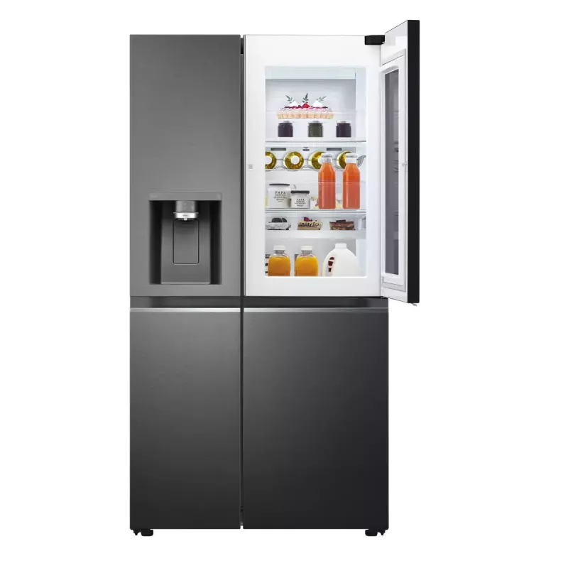LG InstaView ™ ThinQ™ GSXV91MCAE Ameerika stiilis külmik-sügavkülmik 635 L