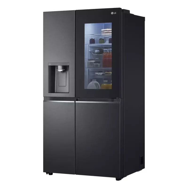 LG InstaView ™ ThinQ™ GSXV91MCAE Ameerika stiilis külmik-sügavkülmik 635 L