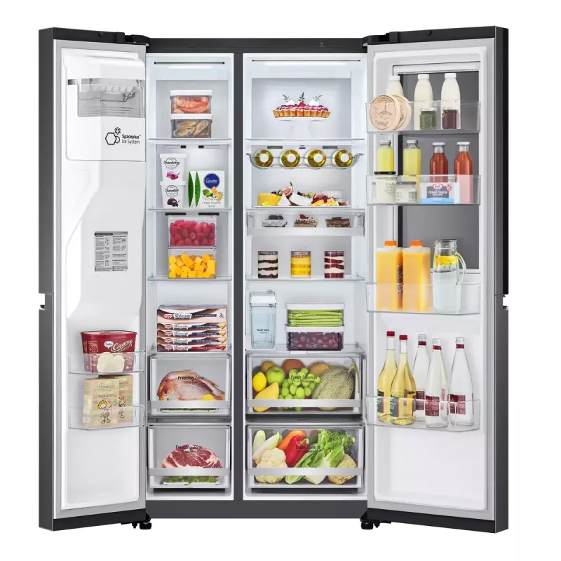 LG InstaView ™ ThinQ™ GSXV91MCAE Ameerika stiilis külmik-sügavkülmik 635 L