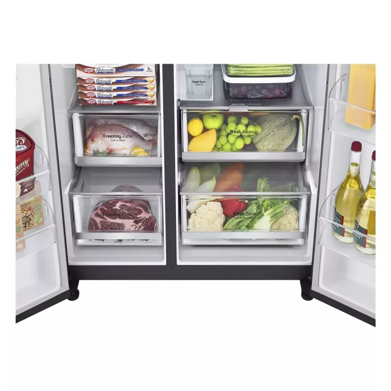 LG InstaView ™ ThinQ™ GSXV91MCAE Ameerika stiilis külmik-sügavkülmik 635 L