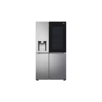 LG InstaView GSXV91PZAE külg-külje kõrval külmik Vabaltseisev 635 L Must, roostevaba teras