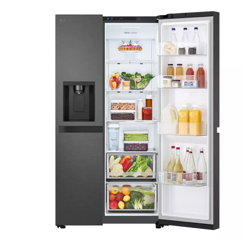 LG GSLC41EPPE külmik-sügavkülmik, eraldiseisev, 641 L, must