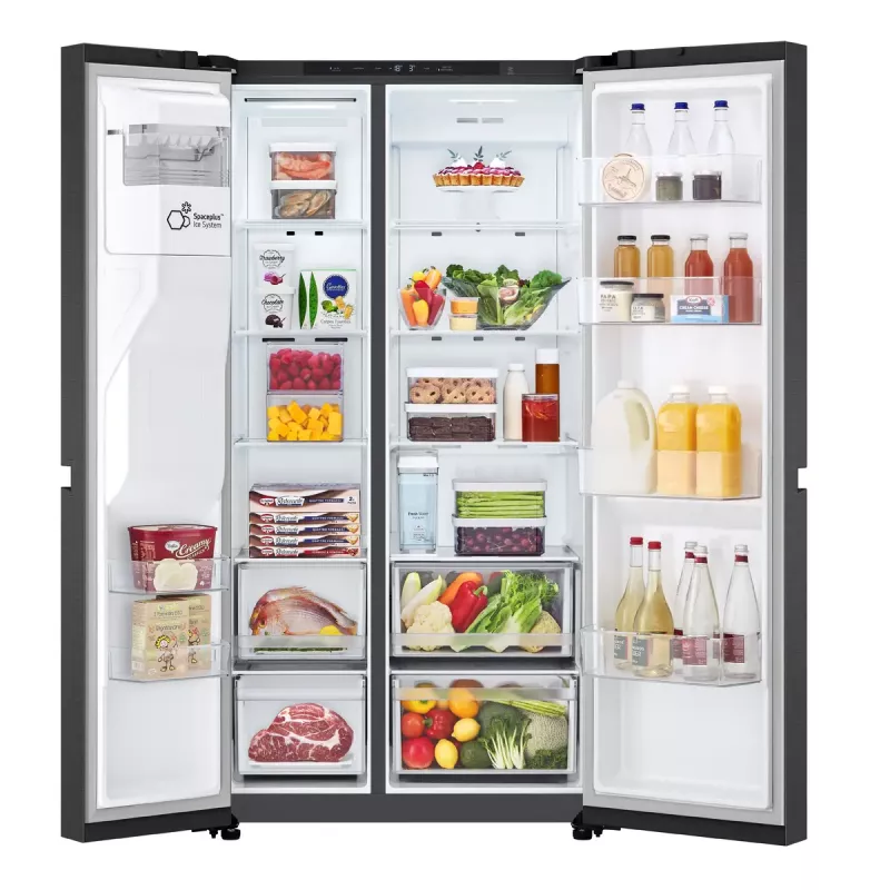 LG GSLC41EPPE külmik-sügavkülmik, eraldiseisev, 641 L, must
