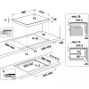 Whirlpool WB S2560 NE Must Sisse ehitatud 59 cm Induktsioonpliit 4 tsooni