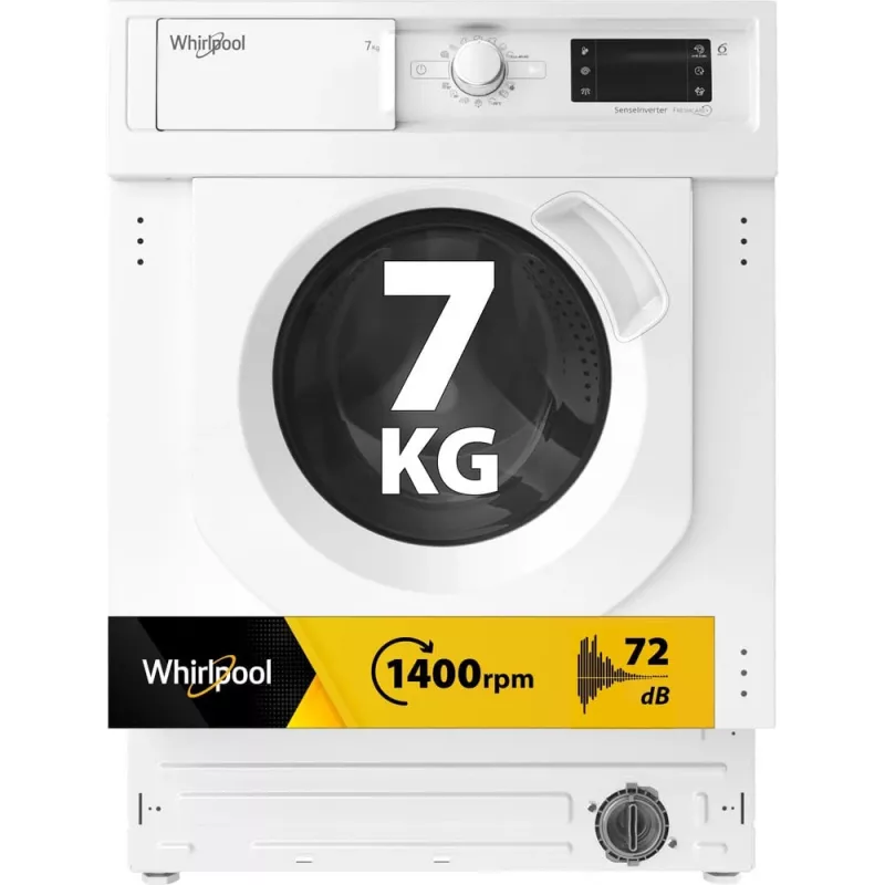 Whirlpool BI WMWG 71483E EU N pesumasin eestlaadimine 7 kg 1351 p/min valge