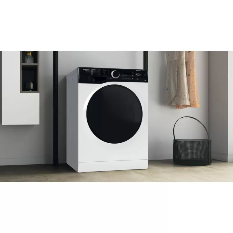 Whirlpool WRSB 7259 D EU pesumasin eestlaetav 7 kg 1151 p/min must, valge