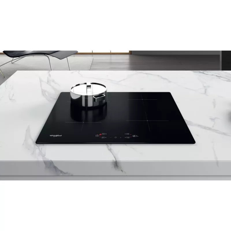 Whirlpool WS Q2160 NE Must 59 cm sisseehitatav tsoon-induktsioonpliit, 4 keedutsooni