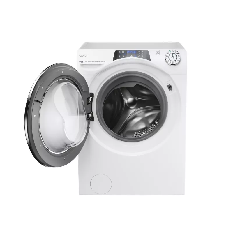 Candy RapidÓ PRO RP 586BWMBC/1-S pesumasin eestlaetav 8 kg 1500 p/min valge