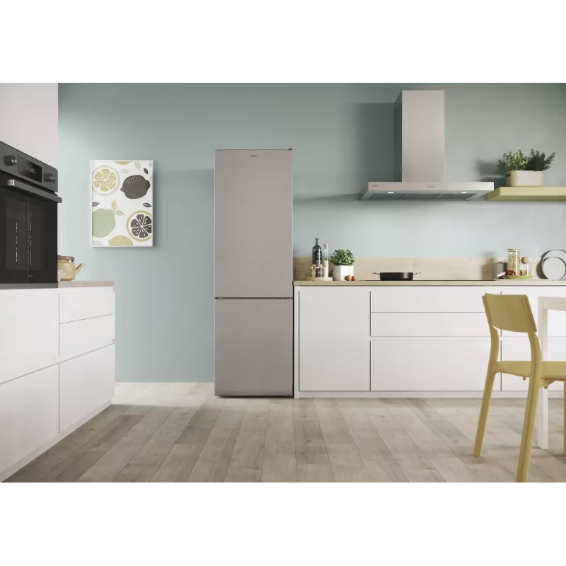 Candy City Combi CCT3L517ES eraldiseisev 260 L hõbedane