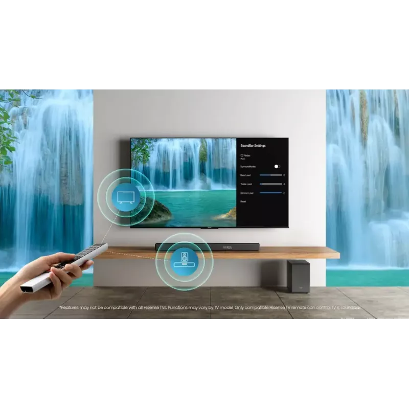 Soundbar Hisense AX3120G 3.1.2 kanalit 360W RMS