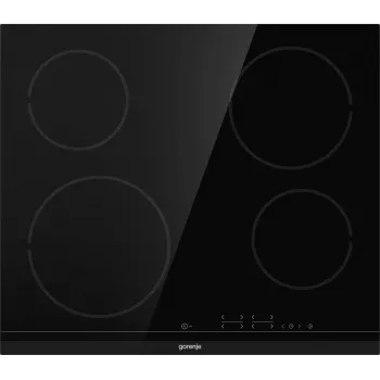 Gorenje ECT641BCSC pliit Must Sisseehitatud 60 cm Keraamiline pliit 4 tsooni(de)ga