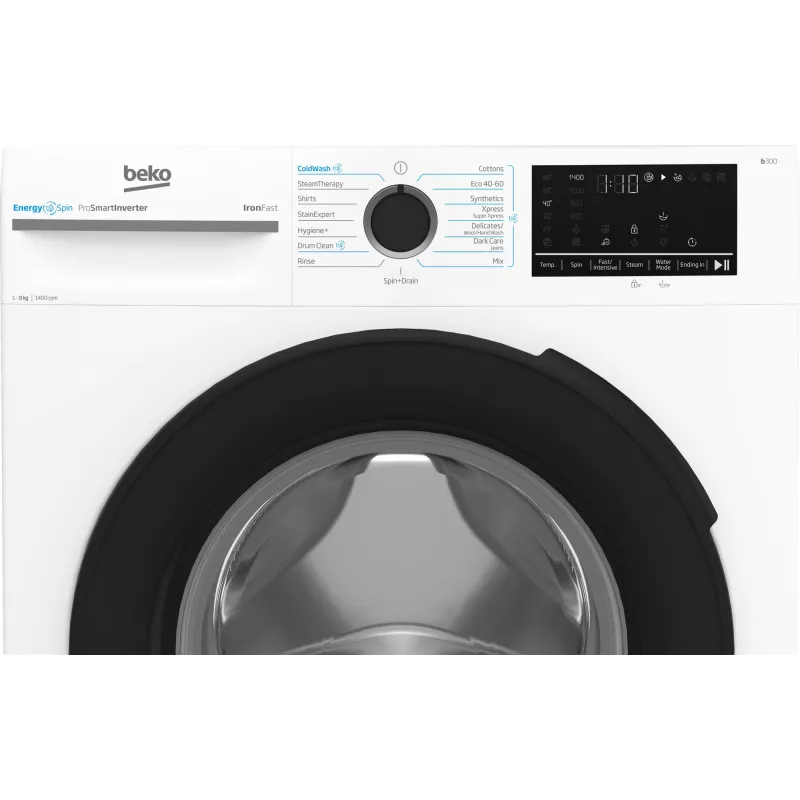 Pesumasin BEKO BM3WFSU49415WB eestlaetav 9 kg 1400 p/min valge, energia A