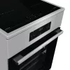 Gorenje 740742 pliit Vabaltseisev pliit Elektriline Tsoon-induktsioonplaat Must, Roostevaba teras