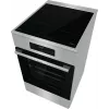 Gorenje 740742 pliit Vabaltseisev pliit Elektriline Tsoon-induktsioonplaat Must, Roostevaba teras