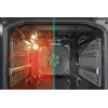 Gorenje 740742 pliit Vabaltseisev pliit Elektriline Tsoon-induktsioonplaat Must, Roostevaba teras