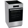 Gorenje 740742 pliit Vabaltseisev pliit Elektriline Tsoon-induktsioonplaat Must, Roostevaba teras