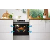 Gorenje 740742 pliit Vabaltseisev pliit Elektriline Tsoon-induktsioonplaat Must, Roostevaba teras