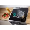 Gorenje 740742 pliit Vabaltseisev pliit Elektriline Tsoon-induktsioonplaat Must, Roostevaba teras