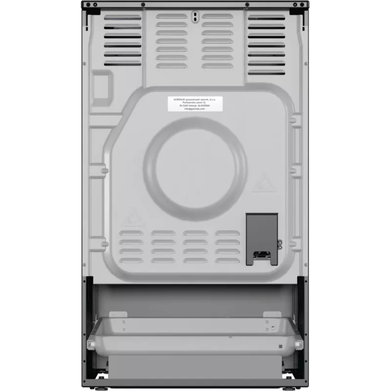 Gorenje GECS5B70CLB vabalt seisev pliit Elektriline Keraamiline pliit Must