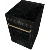 Gorenje GECS5B70CLB vabalt seisev pliit Elektriline Keraamiline pliit Must