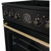 Gorenje GECS5B70CLB vabalt seisev pliit Elektriline Keraamiline pliit Must