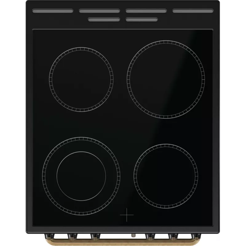 Gorenje GECS5B70CLB vabalt seisev pliit Elektriline Keraamiline pliit Must